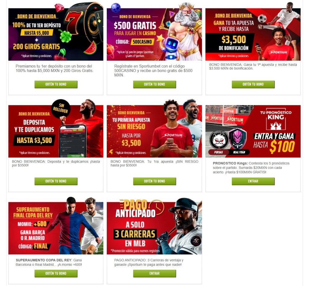 Sportium Casino México